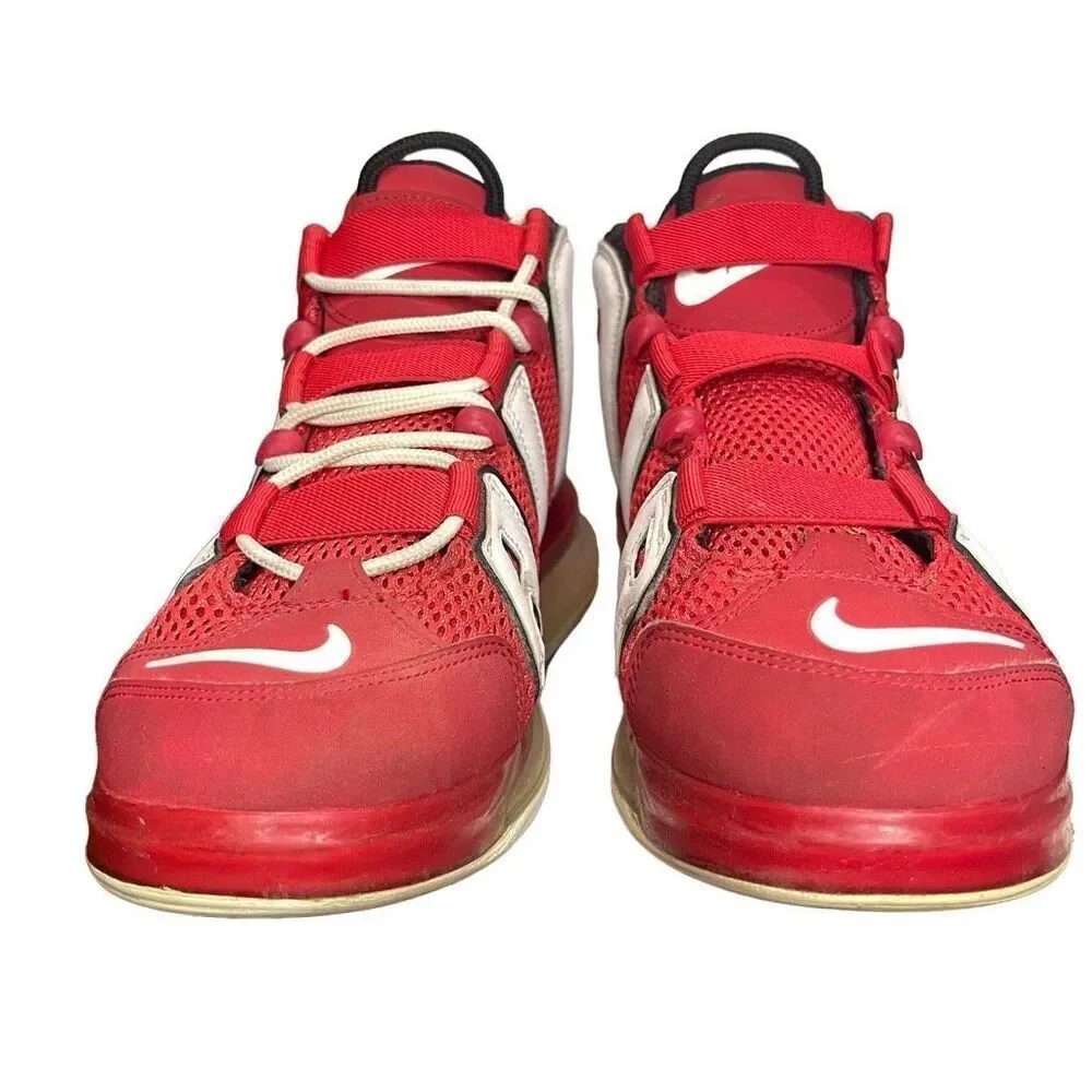 Nike Air Max More Uptempo 720 University Red CJ3662-600- Men’s Size 9.5